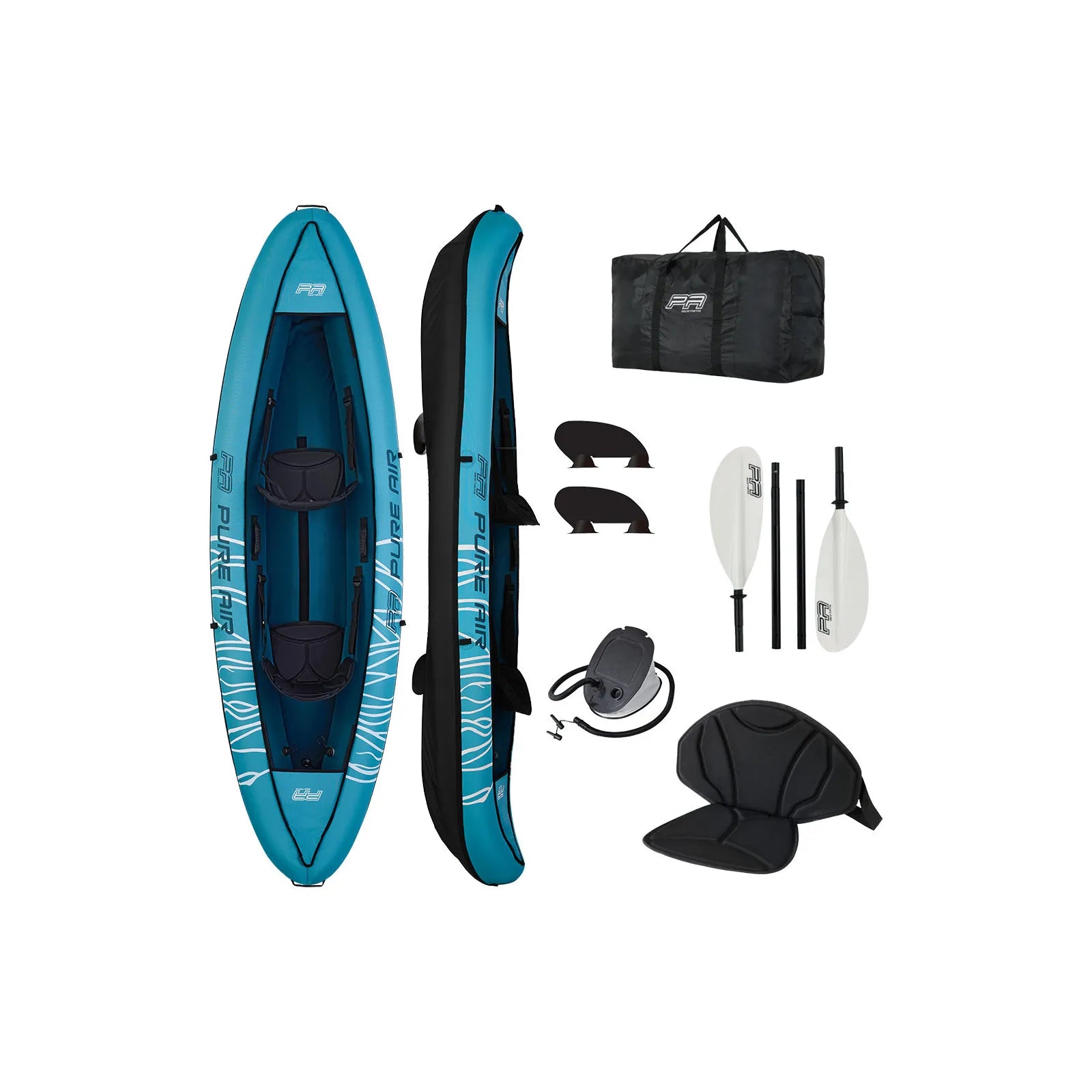 Kayak Gonflable Aqua Marina Pure Air Sparkle - 2 Personnes